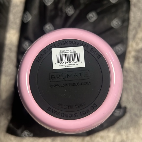 NEW! Brumate Champagne Flute 12oz - Blush Pink - Picture 5 of 5